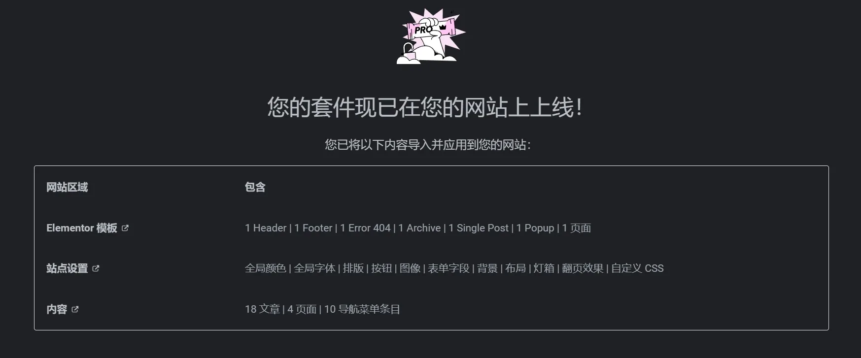 图片[5]-Elementor Pro + Elementor 汉化版 含PRO模板-剑去主题 - 子比美化、B2美化、B2子主题！
